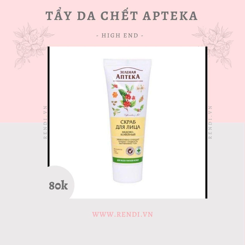 [PVN109] Kem tẩy da chết Apteka - Nga